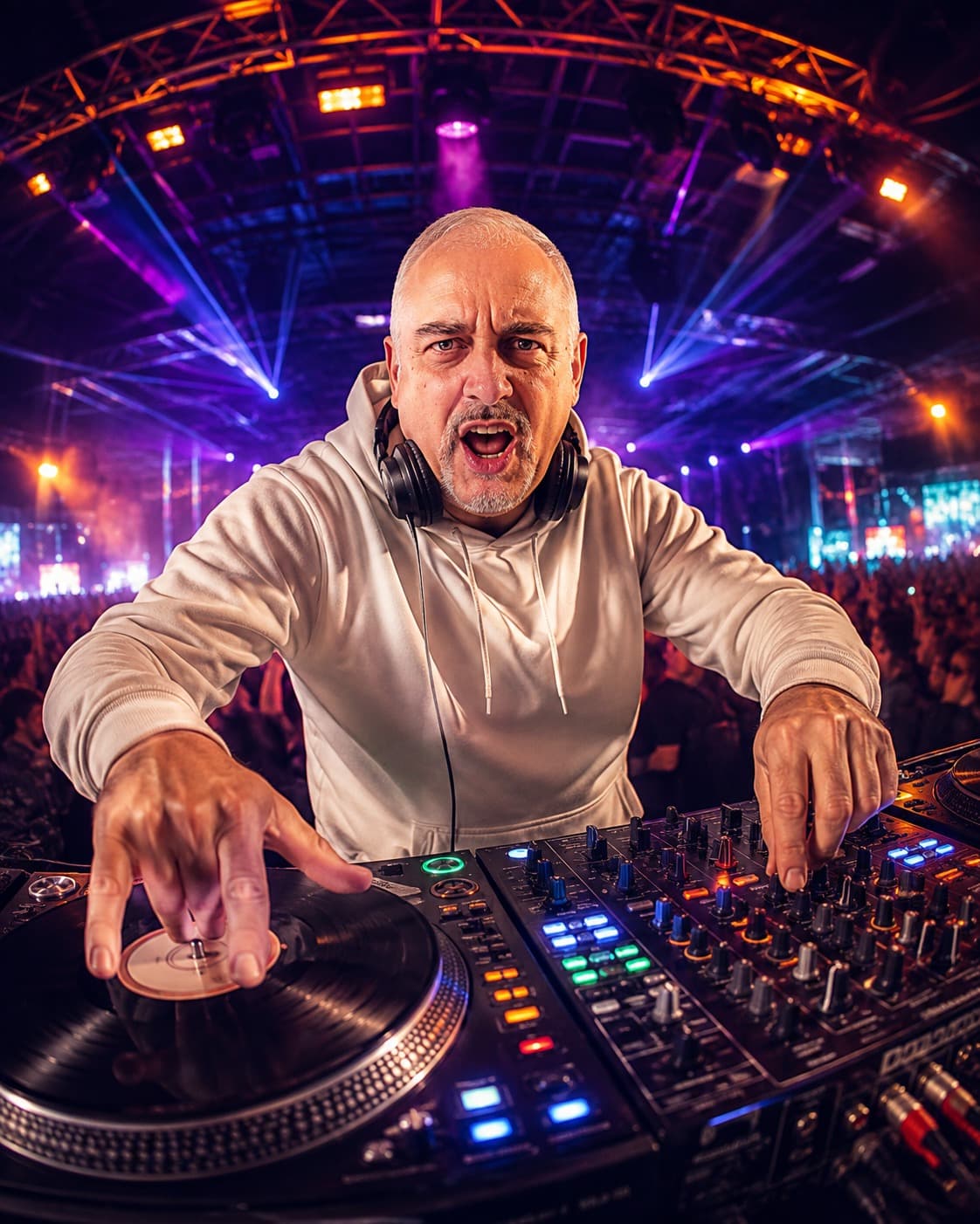 DJ Lednik em apresentação